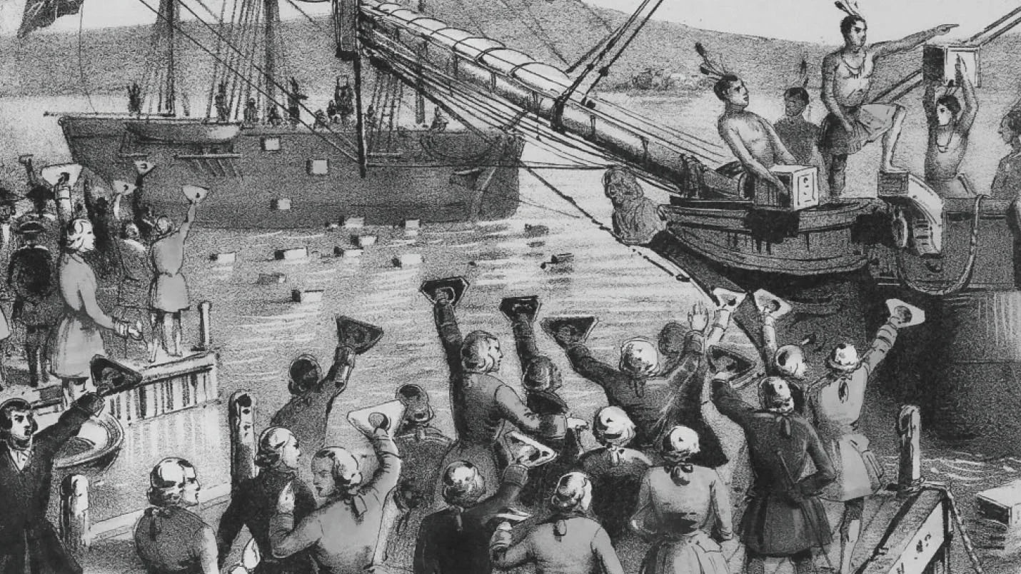 Winter 2023 Quarterly - "Boston Harbor a teapot this night!" The Tea Party that Ignited a Revolution