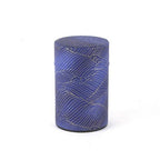 Japanese Washi Tin - Gold on Indigo Waves